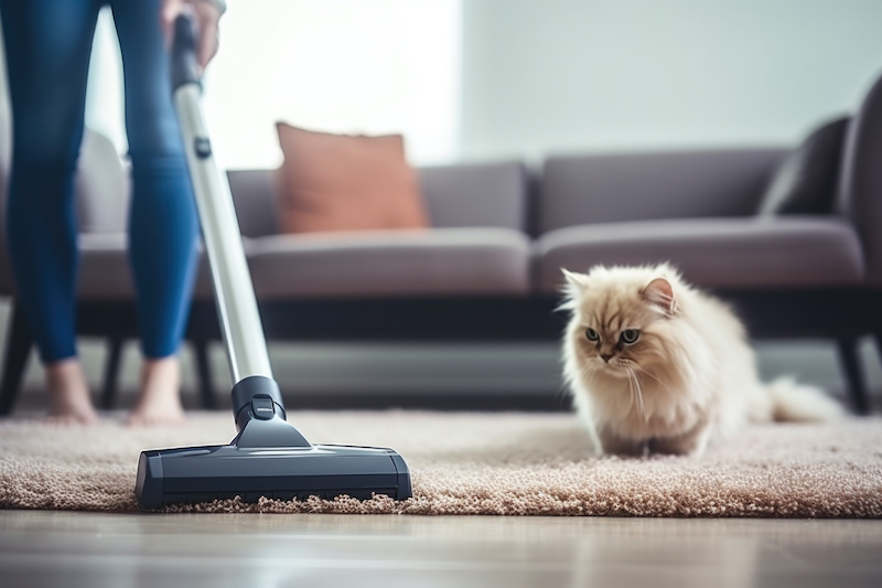 pets and carpeting and vacuuming